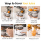 Sunvivi Dual-Head Electric Citrus Juicer with Cleaning Brush, for Fresh Orange, Lemon, Lime, Kiwi, Grapefruit