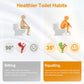 Royalcraft 7'' Tall Acrylic Toilet Stool, Modern Non-Slip Potty Stool for Children & Adults, Men & Women, Squatting Toilet Stool for Bathroom, Toilet Step Stool Foot Rest Stool