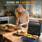 Heynemo Multi-Function 3-in-1 Sandwich & Waffle Maker