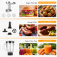 Heynemo 3-in-1 Electric Stand Mixer With Blender & Juicer - 6.5QT, Black