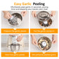 Sunvivi 350W Food Processor and Chopper Combo, 4-in-1 Blender for Meat, Vegetables, Coffee Grinding, Juicing & Garlic Peeling
