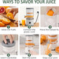 Electric Citrus Juicer 90W Automatic Juice Squeezer with High-Speed 15,000 RPM Ideal for Orange Lemon Grapefruit