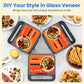 Heynemo 3-in-1 Electric Sandwich Maker Waffle Grill Panini Press 1000W Non-Stick Removable Plates Blue