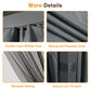 Heynemo 10' x 12' Aluminum Louvered Pergola with Adjustable Roof for Patio, Deck and Garden, Elegance Outdoor Shade