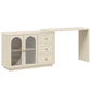 May in Color Modern Dressing Table and Chest of Drawers Combo, 3 Drawers & 2 Doors, Perfect for Bedroom, Dressing Room
