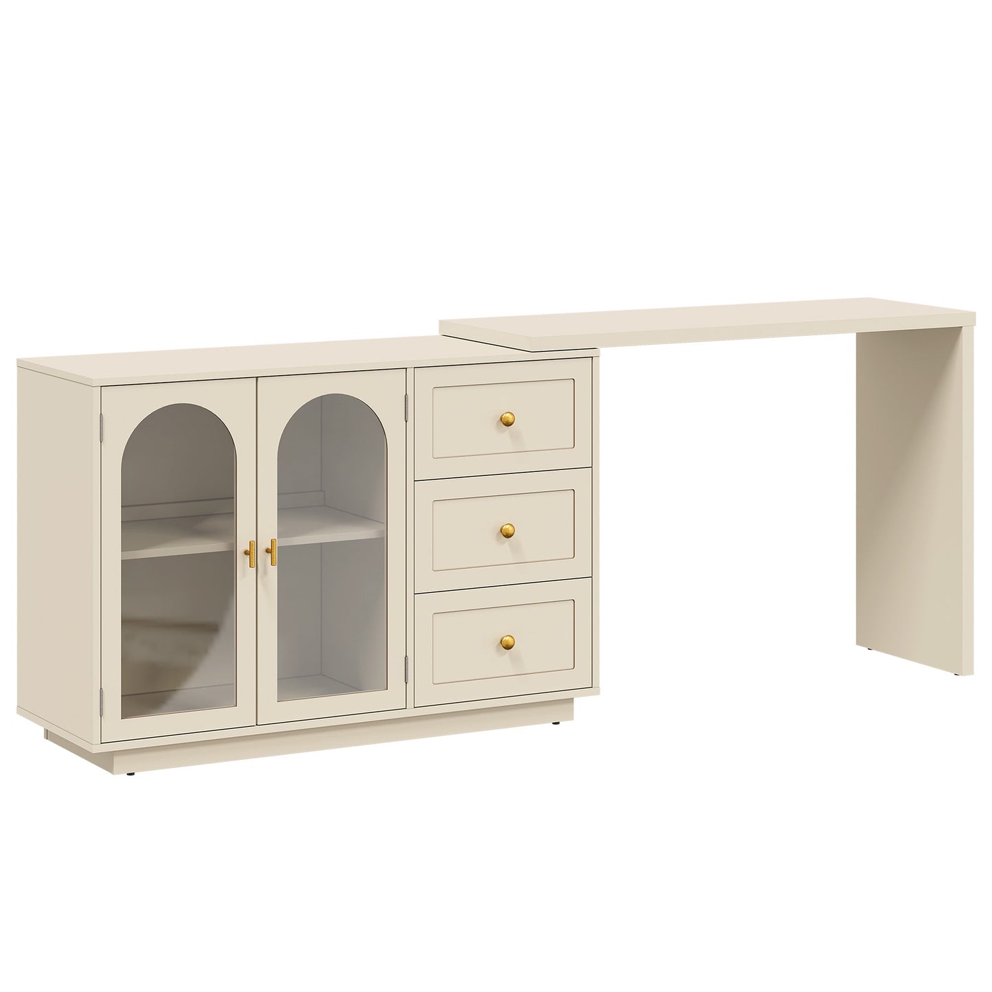 May in Color Modern Dressing Table and Chest of Drawers Combo, 3 Drawers & 2 Doors, Perfect for Bedroom, Dressing Room