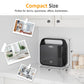 Heynemo Versatile 3-in-1 Waffle Maker & Panini Press, 850W Electric Sandwich Maker with Removable Non-Stick Plates, Tempered Glass Lid, Cool Touch Handle & Easy Cleanup