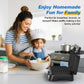 Sunvivi 2-Slice Belgian Waffle Maker, Electric Waffle Iron with Temperature Control, Nonstick Plates & Indicator Lights, Easy Clean
