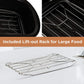 Superjoe 22 Quart Roaster Oven with Self-Basting Lid Turkey Roaster Electric Food Warmer, Stainless Steel