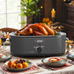 Sunvivi Electric Roaster Oven 20 Qt with Self-Basting Lid, 150-450°F Temp Control, Gray