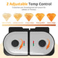 Heynemo Double Waffle Maker with Adjustable Temp, Heart Waffle & Classic Waffle Iron