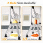 French Fry Cutter with 1/2 Inch and 3/8 Inch Blades Stainless Steel