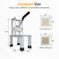 Heynemo French Fry Cutter Heavy Duty, Commercial Potato Slicer with 2 Blades (1/2" & 3/8"), Stainless Steel for Home & Restaurant
