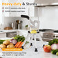 French Fry Cutter with 1/2 Inch and 3/8 Inch Blades Stainless Steel