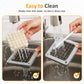 Heynemo French Fry Cutter Heavy Duty, Commercial Potato Slicer with 2 Blades (1/2" & 3/8"), Stainless Steel for Home & Restaurant