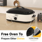 Sunvivi 14 Quart Electric Roaster with Self-Basting Lid