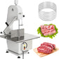Sunvivi 1500W Electric Meat Bandsaw Bone Sawing Machine 0.16-7.9 Inch Cutting Thickness