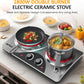Sunvivi 1800W Dual Burner Portable Electric Ceramic Stove ¡§C Knob Control
