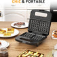 Sunvivi 3 in 1 Electric Sandwich Maker: Panini Press Grill and Waffle Iron Set