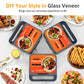 Sunvivi 3 in 1 Sandwich Maker Electric Waffle Maker with Removable Non-stick Plates 1000W Panini Press Grill with Glass
