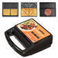 Sunvivi 3 in 1 Sandwich Maker Electric Waffle Maker with Removable Non-stick Plates 800W Panini Press Grill with Glass