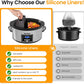 Sunvivi 6 Quart Programmable Slow Cooker with 2 in 1 Silicone Liners - Slow Cookers