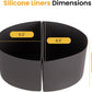 Sunvivi 6 Quart Programmable Slow Cooker with 2 in 1 Silicone Liners - Slow Cookers