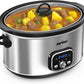 Sunvivi 8.5 Quart Programmable Slow Cooker