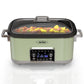 Sunvivi 8 Quart Slow Cooker Roaster Oven 12 in 1 Programmable Multi-Cooker Food Warmer - Green