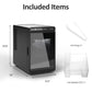 Sunvivi Clear Ice Maker Compact Countertop Ice Machine 1.6¡¯¡¯ Square Ice Cubes Fast 10-Min Ice Production