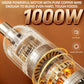Sunvivi Cordless Hand Blender: 1000W 12-Speed Electric Stick Mixer with 10 Accessories 600ML Chopper Whisk Milk Frother