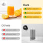 Sunvivi Dual-Head Electric Citrus Juicer Plug-inModel Juicer Machine with Cleaning Brush Portable Lemon Squeezer
