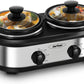 Sunvivi Dual Pot Slow Cooker 2*1.25 QT