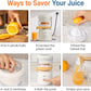 Sunvivi Electric Citrus Juicer 90W Automatic Juice Squeezer with High-Speed 15,000 RPM Ideal for Orange Lemon and Soft