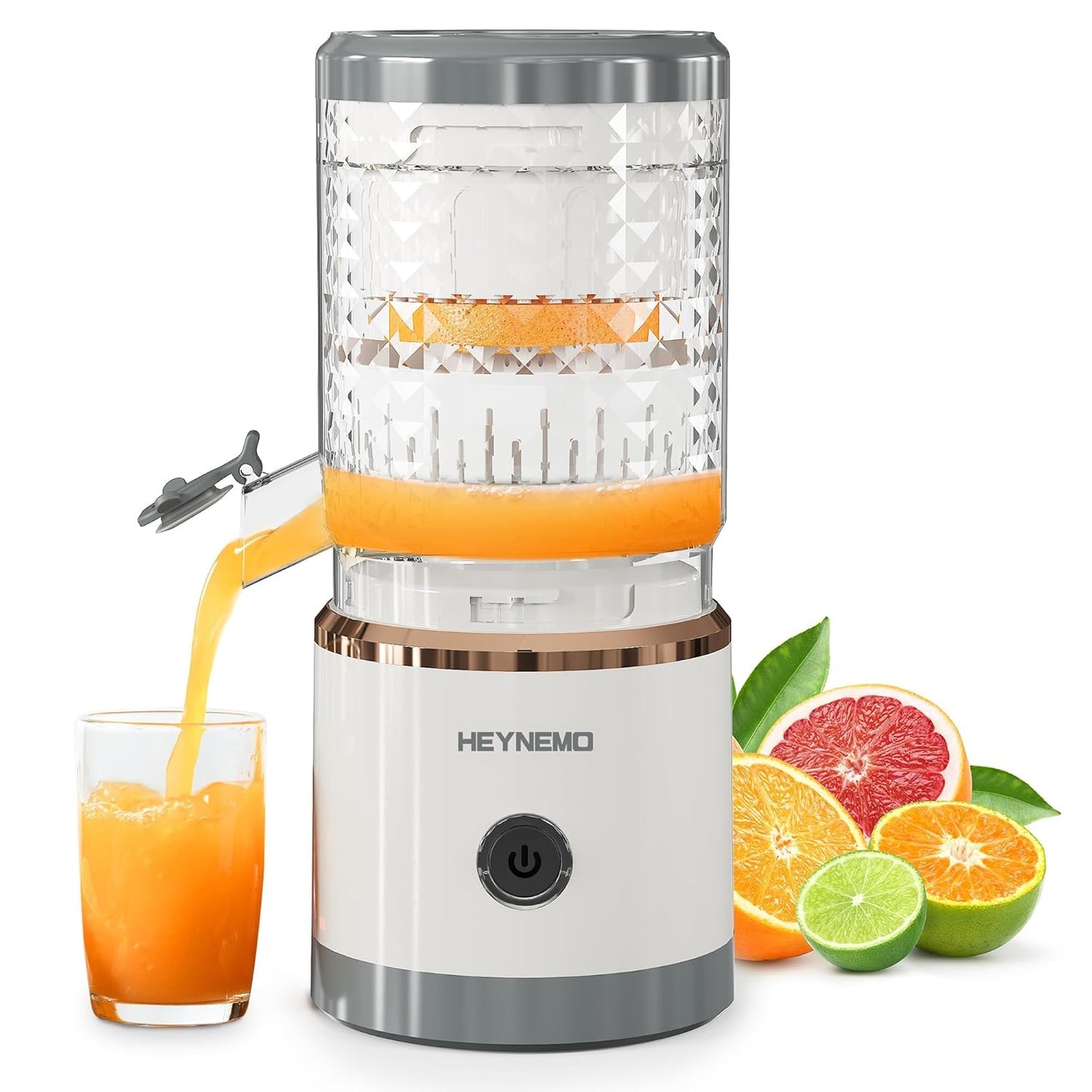 Sunvivi Electric Citrus Juicer Machines Rechargeable Lemon Juicer Squeezer with USB Cable