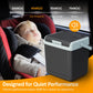 Sunvivi Electric Cooler & Warmer with Handle 25QT Portable Thermoelectric Car Refrigerator Dual Cooling & Heating 12V