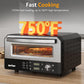 Sunvivi Electric Indoor Pizza Oven: Countertop Pizza Maker with 6 Presets