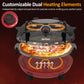 Sunvivi Electric Indoor Pizza Oven: Countertop Pizza Maker with Temp Control Knob Heats up to 770?¡ìH Portable Pizza