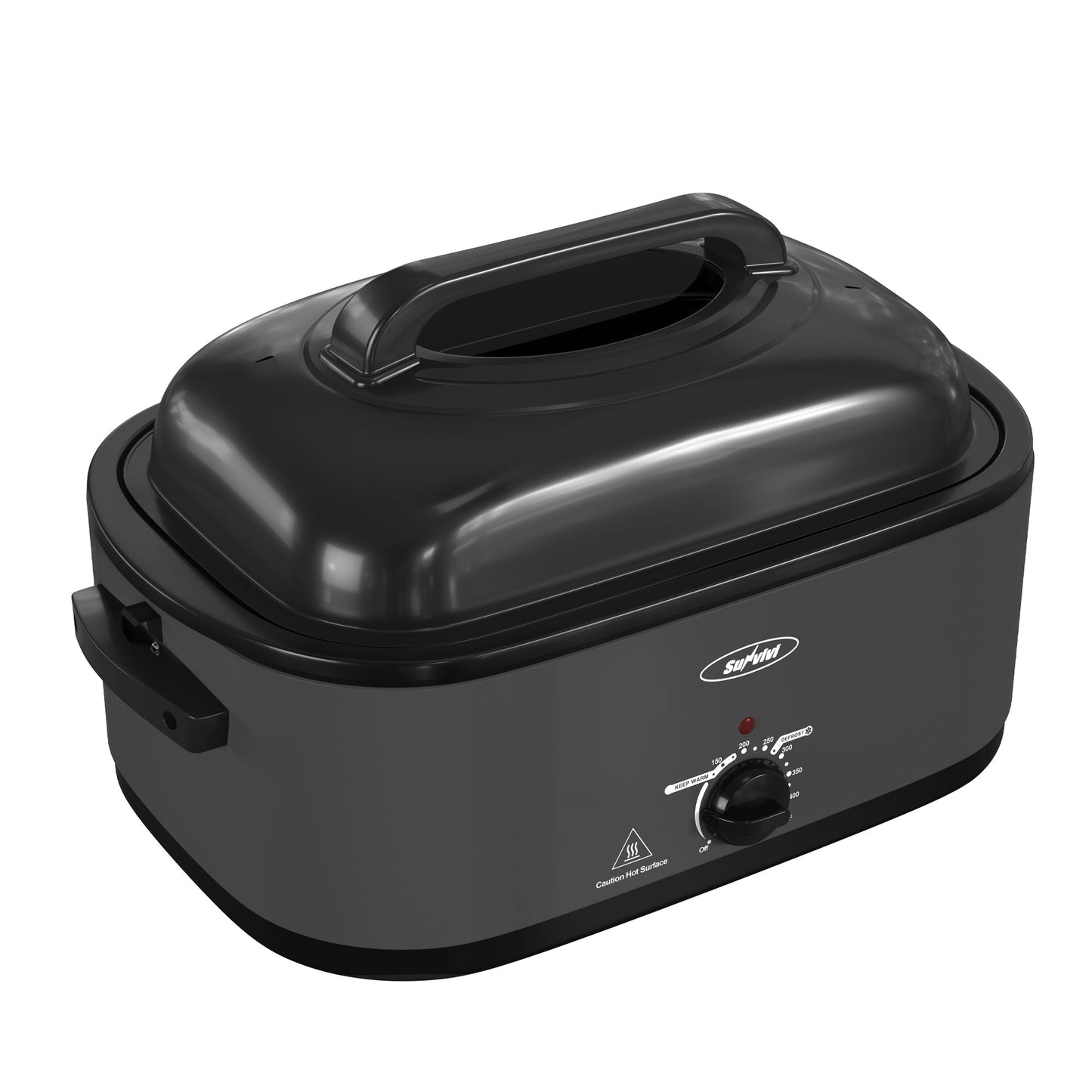 Sunvivi Electric Roaster Turkey Roaster Oven 18-28QT - 26 QT / Grey