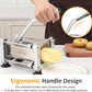 Sunvivi French Fry Cutter Stainless Steel Potato Slicer