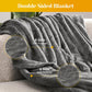 SUNVIVI Heated Blanket King Size Heating Electric Throw Blanket Dual Control