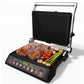 Sunvivi Indoor Grill & Griddle with Preset Menu 1600W Electric Panini Press Sandwich Maker Removable Nonstick Plates