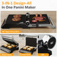 Sunvivi Indoor Grill & Griddle with Preset Menu 1600W Electric Panini Press Sandwich Maker Removable Nonstick Plates
