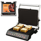 Sunvivi Indoor Grill & Griddle with Preset Menu 1600W Electric Panini Press Sandwich Maker Removable Nonstick Plates