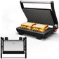 Sunvivi Panini Press Sandwich Maker: Electric Panini Press Grill with Locking Lid Portable Indoor Panini Maker