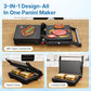 Sunvivi Panini Press Sandwich Maker: Electric Panini Press Grill with Locking Lid Portable Indoor Panini Maker