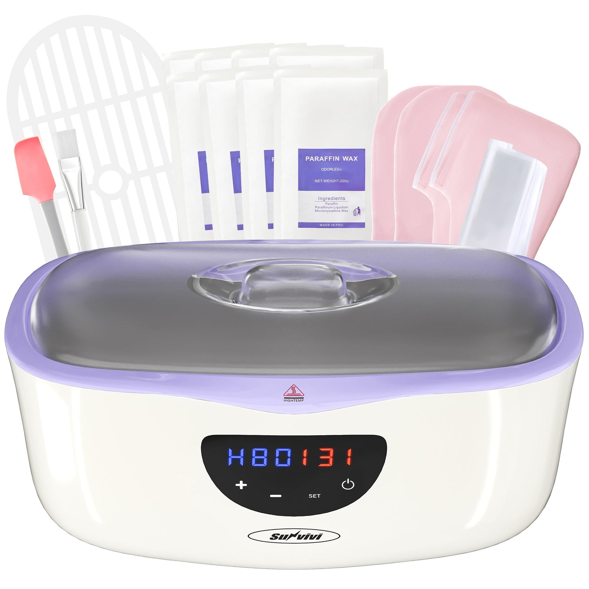 Sunvivi Paraffin Wax Machine for Hand and Feet 4000ml Large Capacity Paraffin Bath Machine