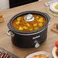 Sunvivi Small Slow Cooker 4QT Mini Food Warmer with 3 Heating Settings Removable Ceramic Pot Dishwasher Safe Glass Lid