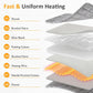 Sunvivi Soothing Pressure Heating Pad - Plush Electric Heating Pad
