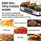 Sunvivi Triple Slow Cooker Buffet Server 3*1.5QT